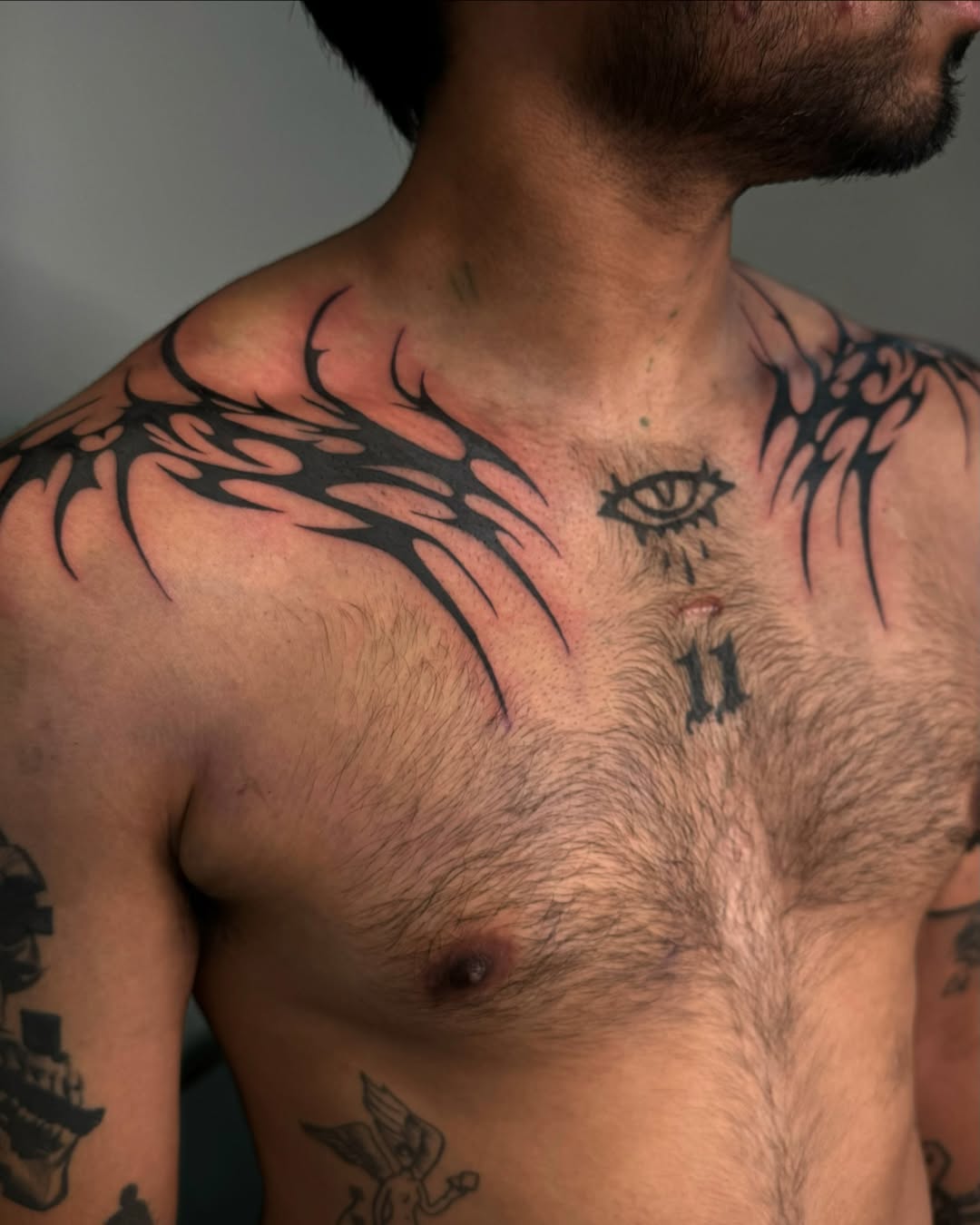 Custom fineline tattoo by Von